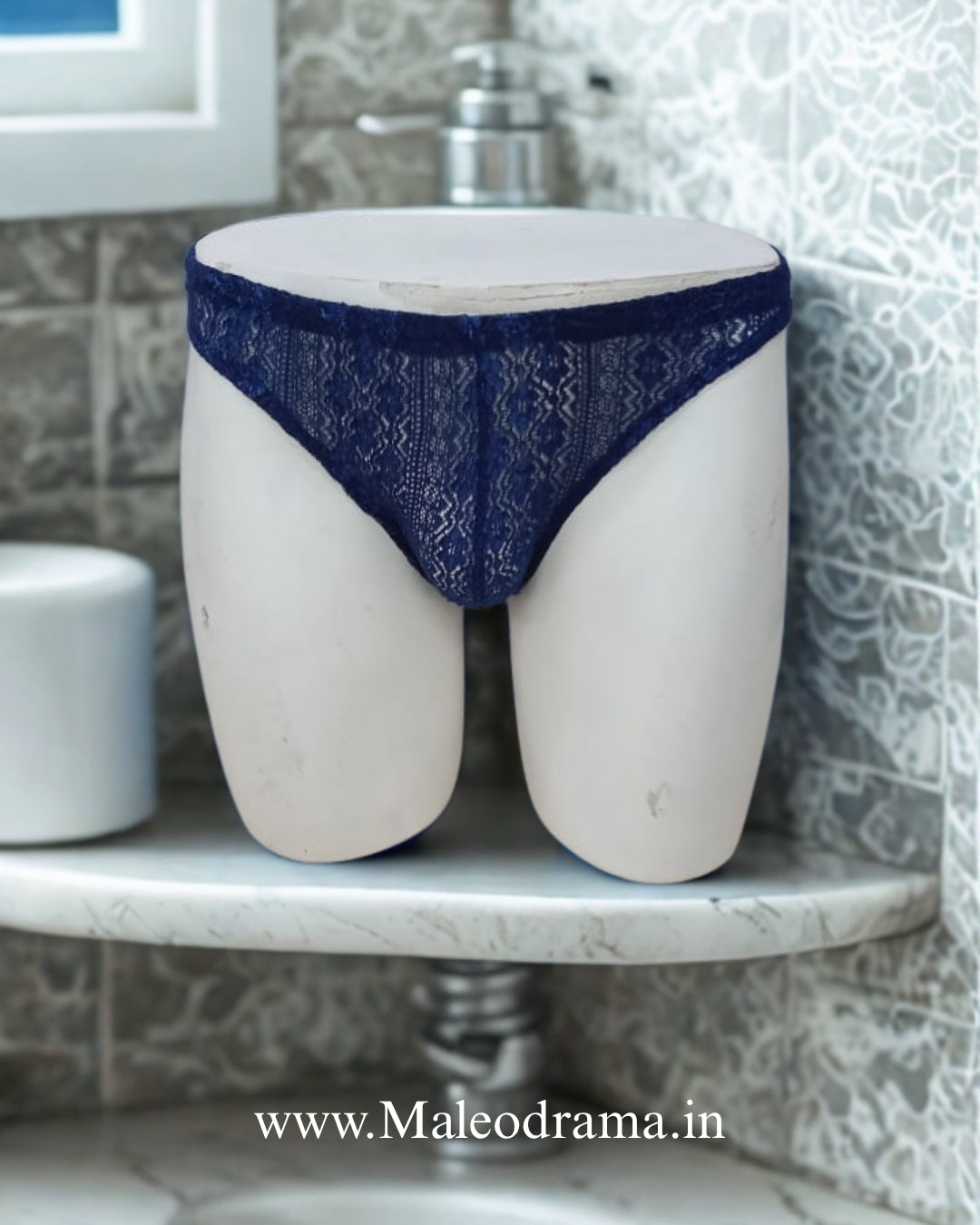Blue Lace See through briefs