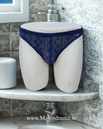 Blue Lace See through briefs