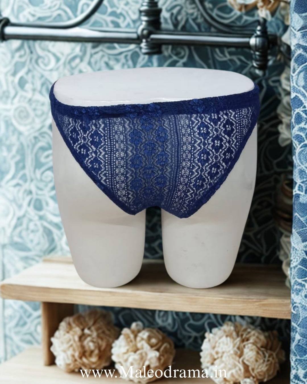 Blue Lace See through briefs