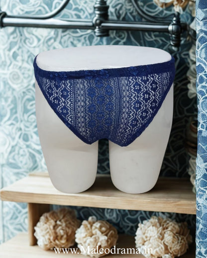 Blue Lace See through briefs